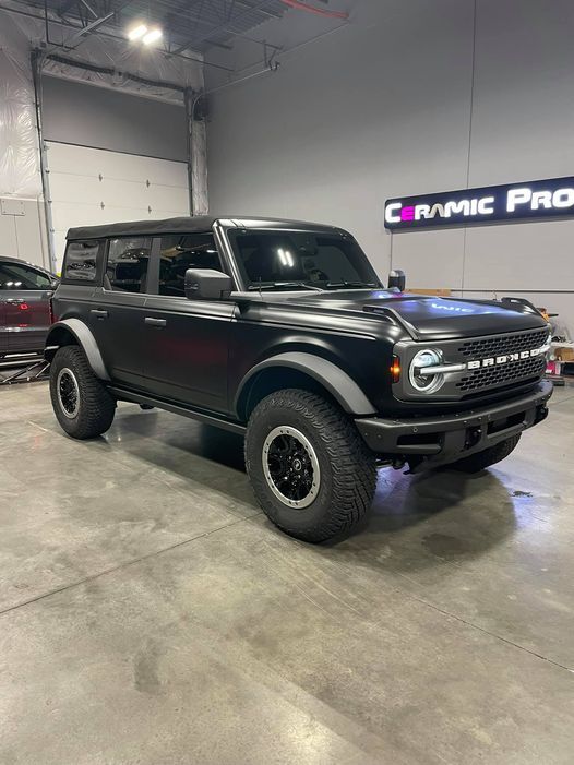 xpel stealth satin black bronco .jpeg | Bronco Raptor Forum